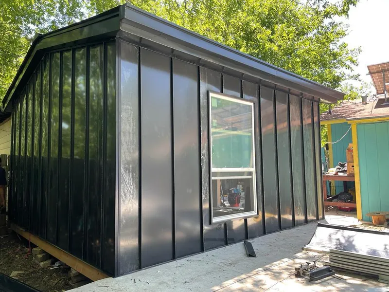 Black standing seam metal wall panels for Roof Inspection in Fillmore